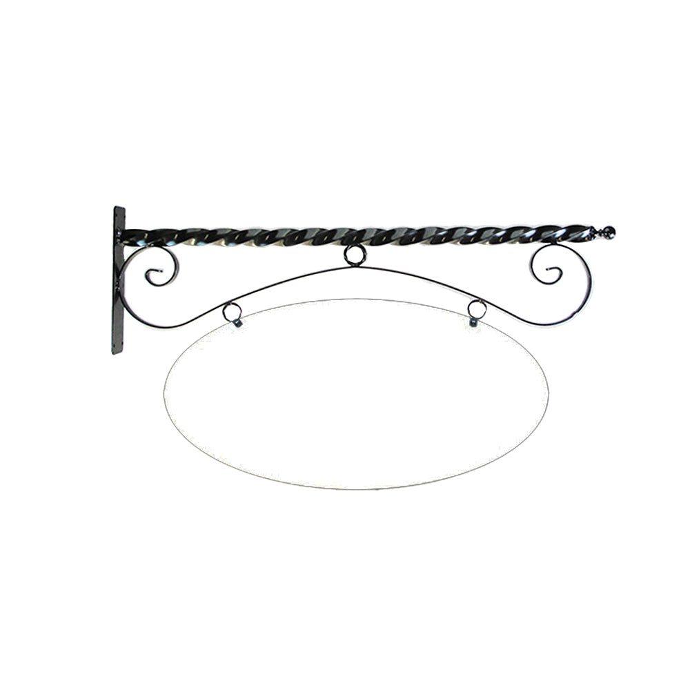 Sign Kit- Reverse Scroll Bracket with Blank Included