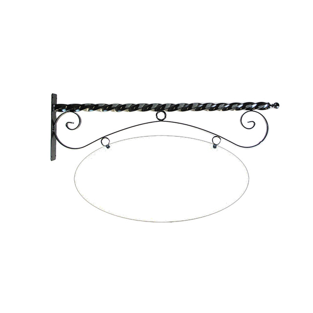 Sign Kit- Reverse Scroll Bracket with Blank Included