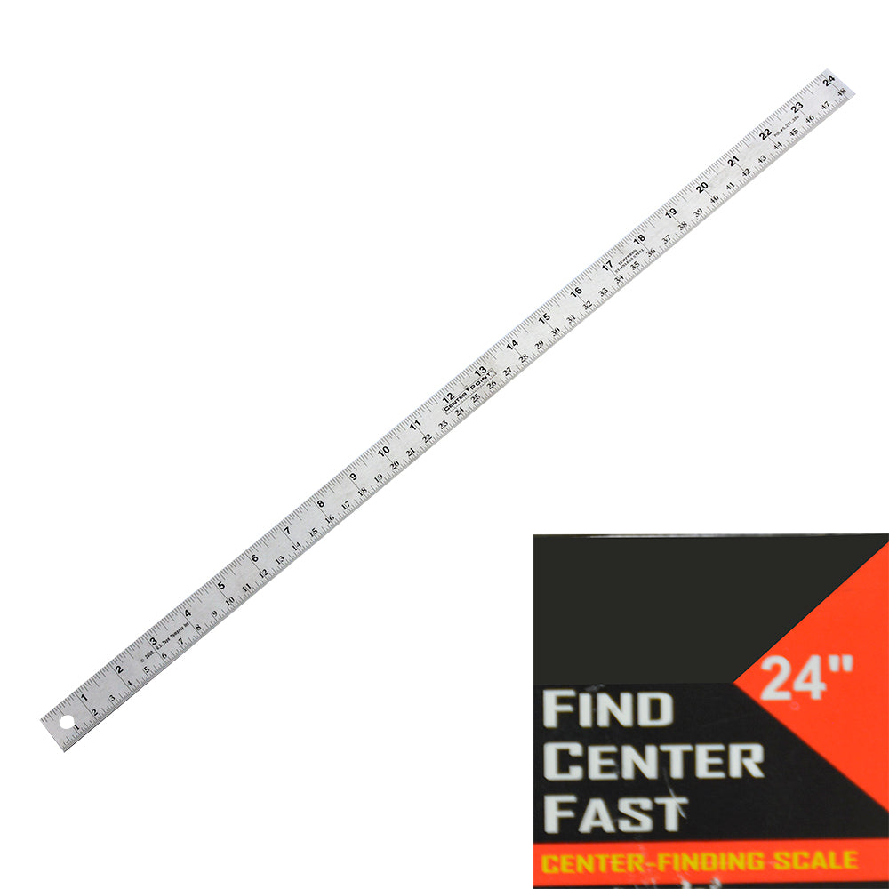 CenterPoint Straight Edge Rulers - 12 inch & 24 inch Sizes | SignWarehouse