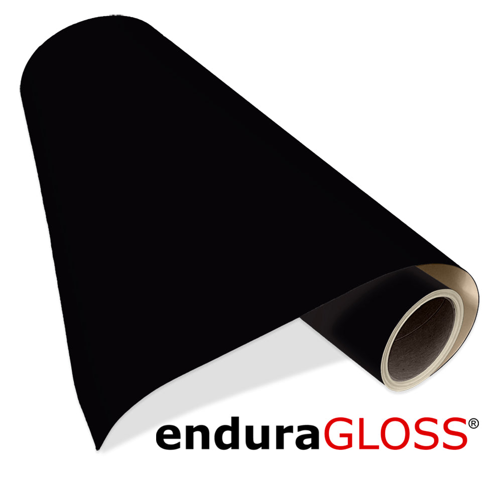 EnduraGloss Adhesive Vinyl - 48 in x 250 yds - Matte Black