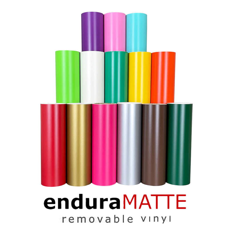 EnduraMATTE Removable Adhesive Craft Vinyl - 12 in x 10 yds