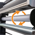 Automatic 54 in Take-up Roller for the Graphtec FC9000-140