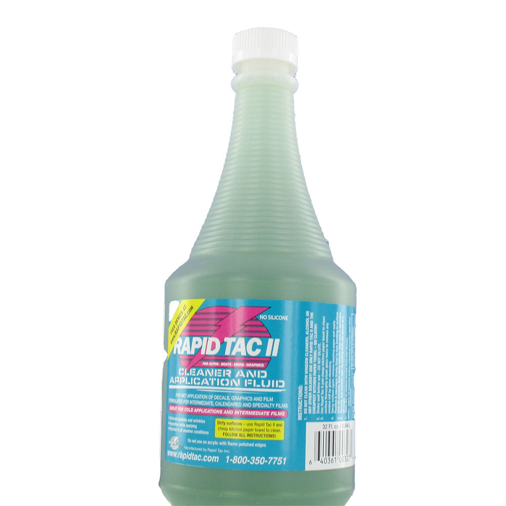 RapidTac II Specialty Vinyl Application Fluid  - 32 oz with Sprayer