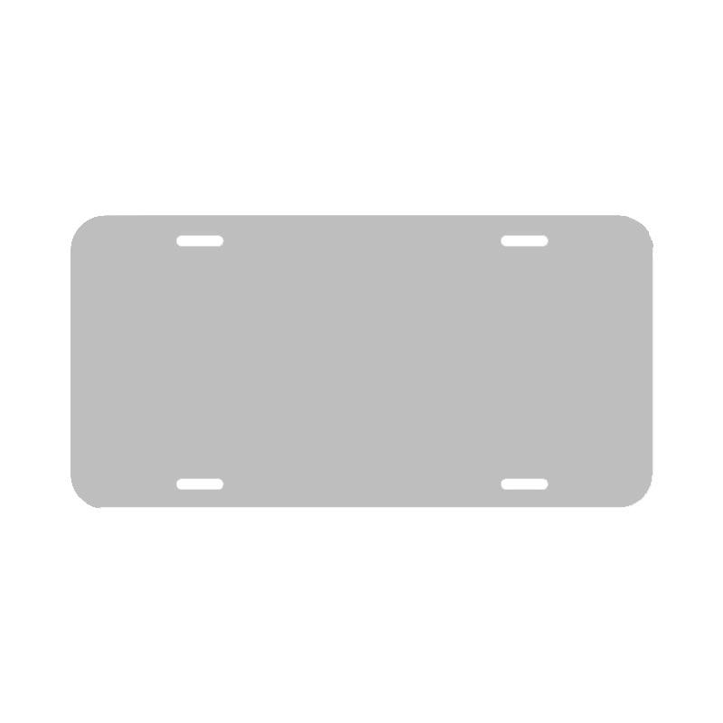 Blank Plastic License Plates - 6 in x 12 in