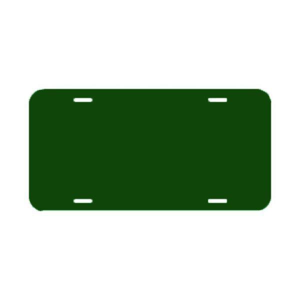 Blank Plastic License Plates - 6 in x 12 in