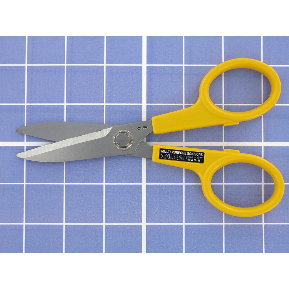 OLFA 7-Inch SCS-2 Serrated-Edge Stainless Steel Scissors