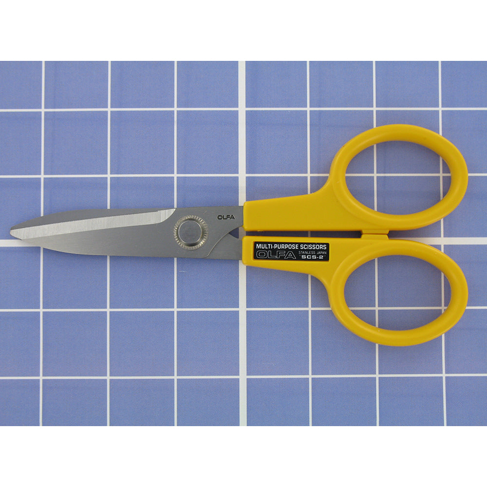 OLFA 7-Inch SCS-2 Serrated-Edge Stainless Steel Scissors