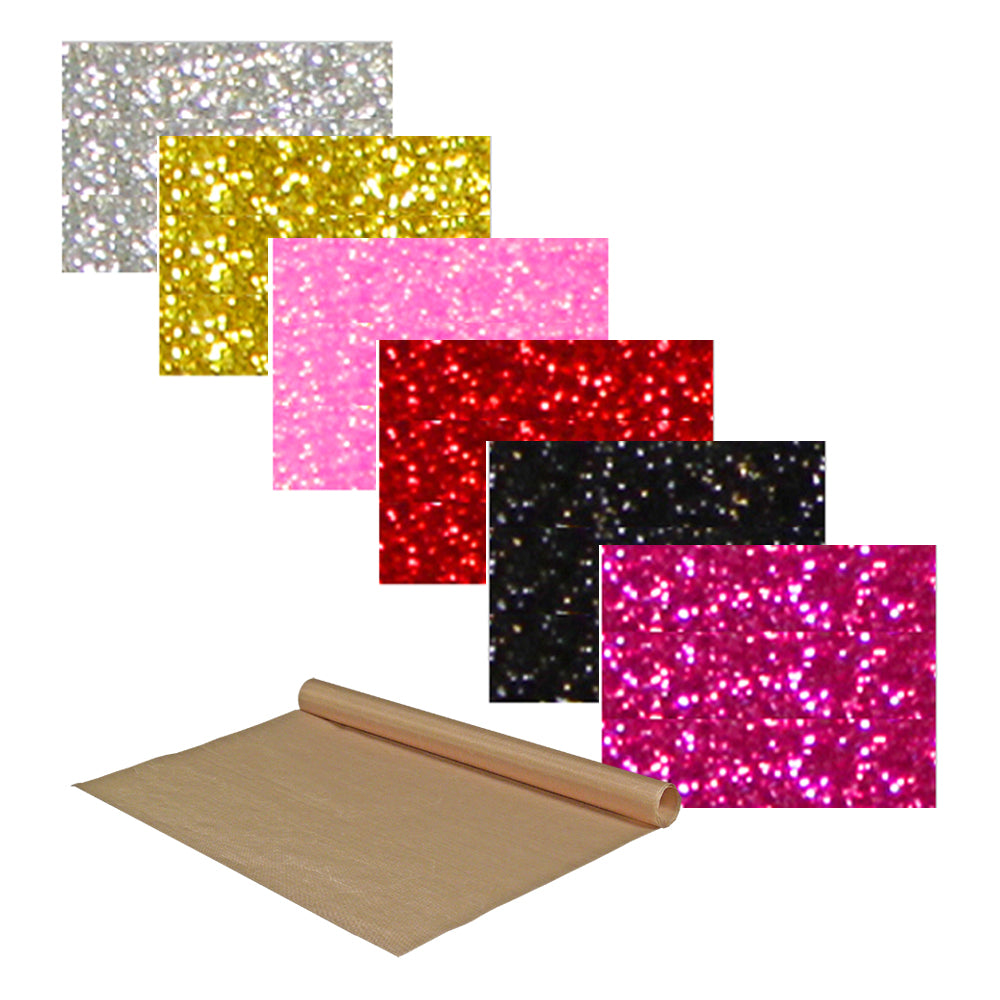 Logical Color GlitterSOFT - Glitter Heat Transfer Vinyl Sheets- 10