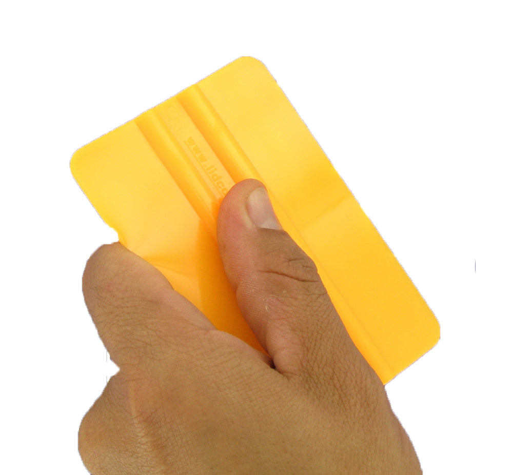 4 in Poly Blend Squeegee Bundle - Yellow - 100 pack