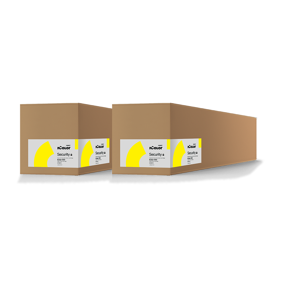 UniNet iColor 650 Yellow Security Toners & Drums
