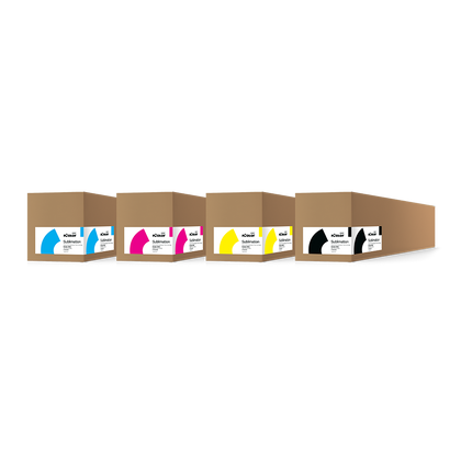 UniNet IColor 650 Dye Sublimation Toner Cartridges - Cyan, Magenta, Yellow & Black