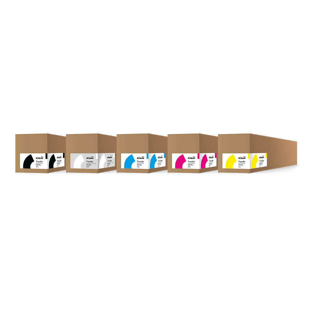 UNINET ICOLOR 650 Toners - Black, White, Cyan, Magenta, & Yellow