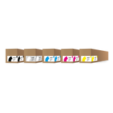 UNINET ICOLOR 650 Toners - Black, White, Cyan, Magenta, & Yellow