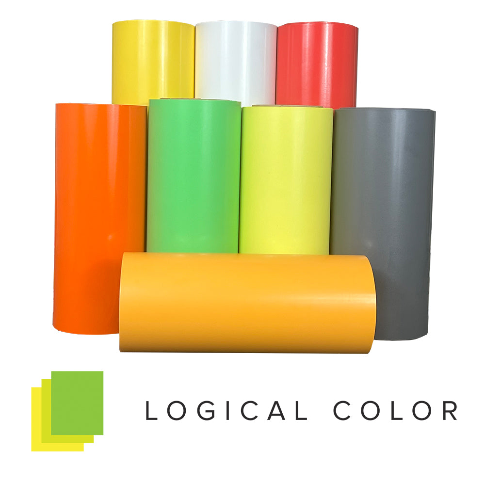 Logical Color Flock HTV - Flock Heat Transfer Vinyl - 10 Inch Widths