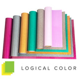 Logical Color GlitterSOFT - Glitter Heat Transfer Vinyl Sheets- 10 in x 36 in
