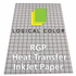 Logical Color RGP Heat Transfer Inkjet Paper