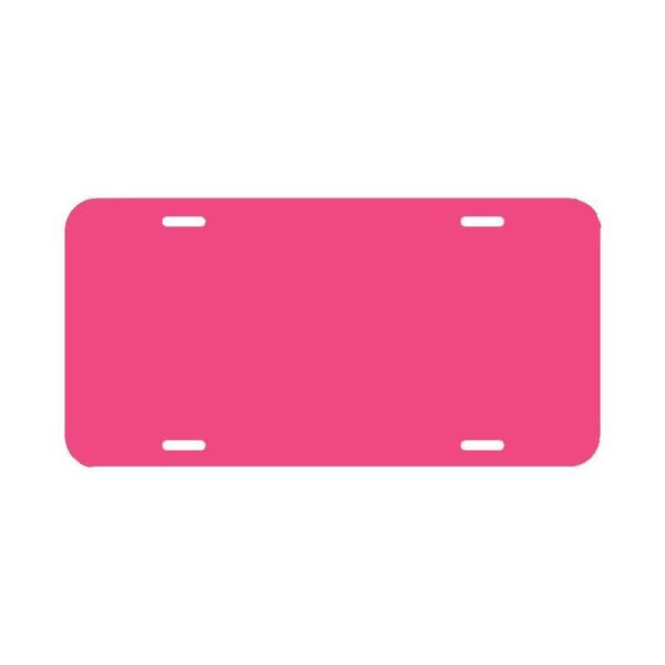 Plastic License Plate Blanks Variety Pack - 12 pack