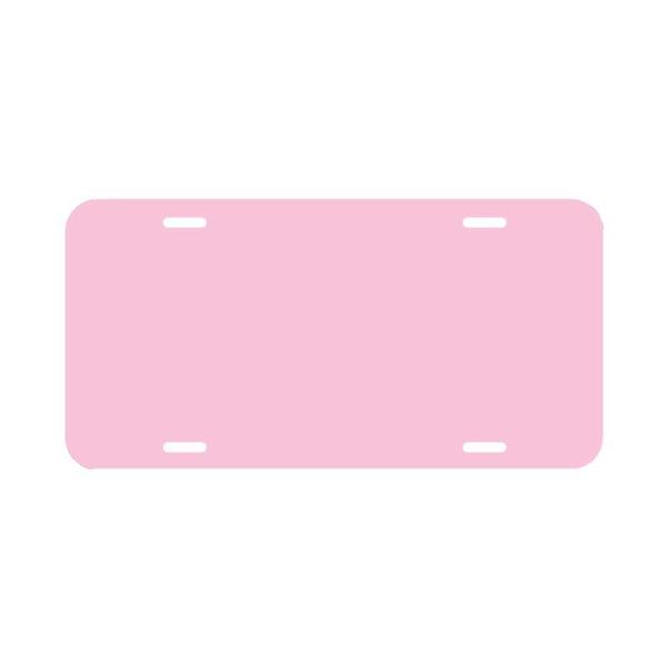 Plastic License Plate Blanks Variety Pack - 12 pack