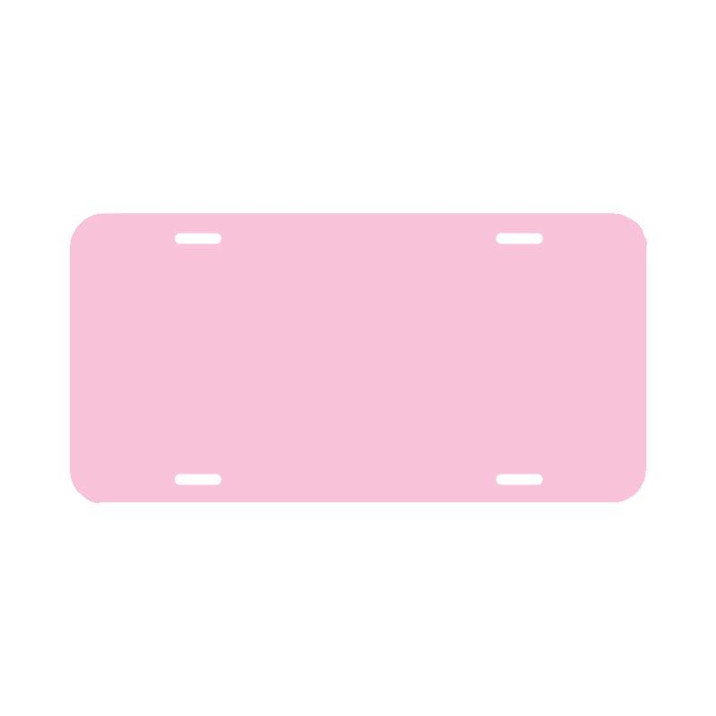 Blank Plastic License Plates - 6 in x 12 in