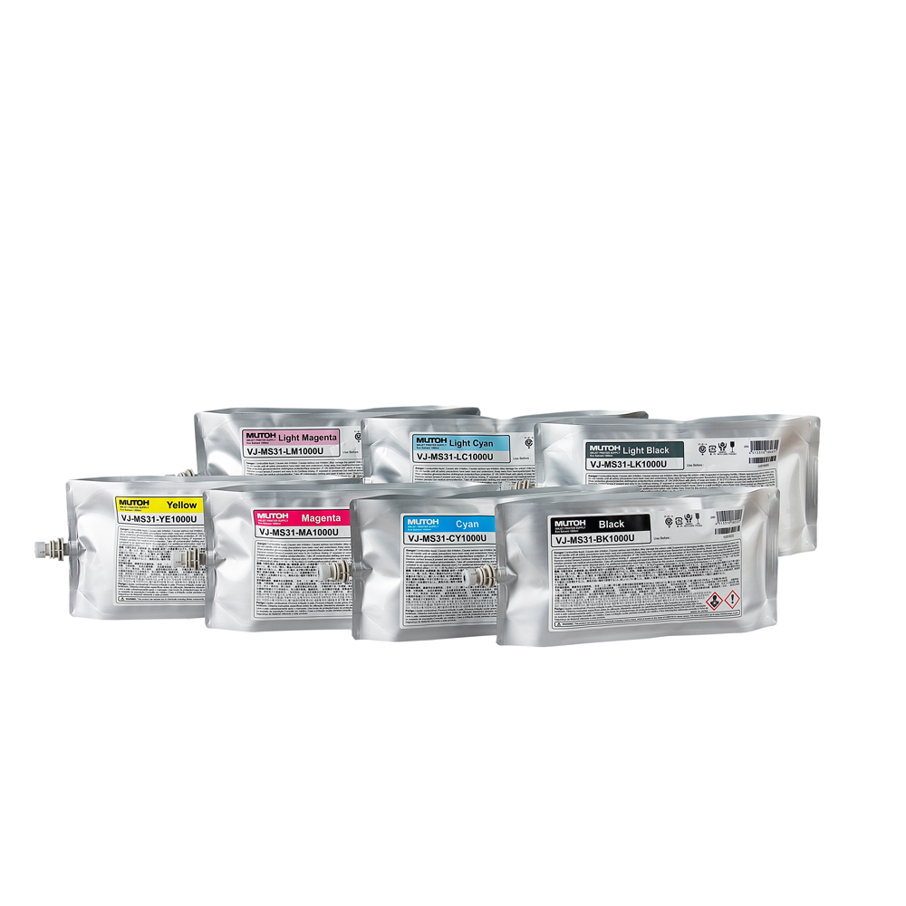 MUTOH MS31 Eco-Solvent Ink Cartridges - 1000ml