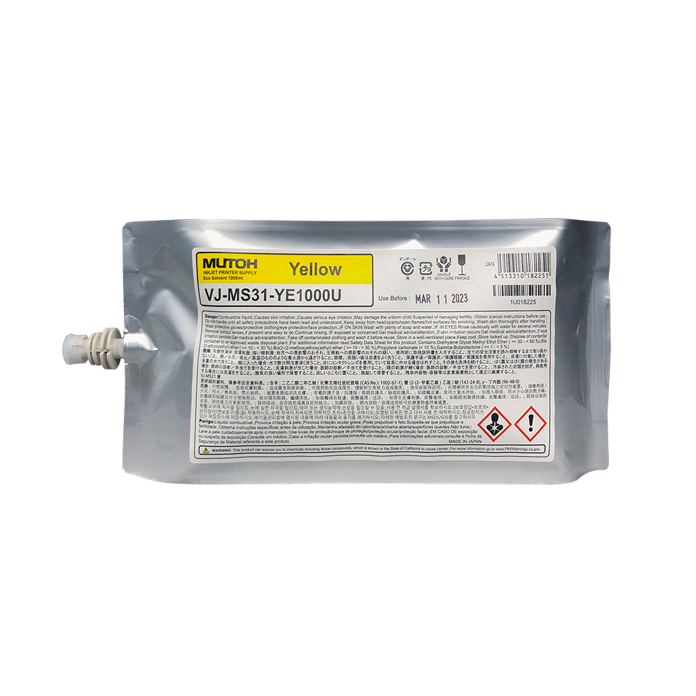 MUTOH MS31 Eco-Solvent Ink Cartridges - 1000ml