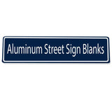 Blue Aluminum Street Sign Blank