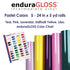 EnduraGLOSS Adhesive Vinyl - 5 Pastel Colors Vinyl Kit - 24 in x 5 yds