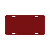 Blank Plastic License Plates - 6 in x 12 in