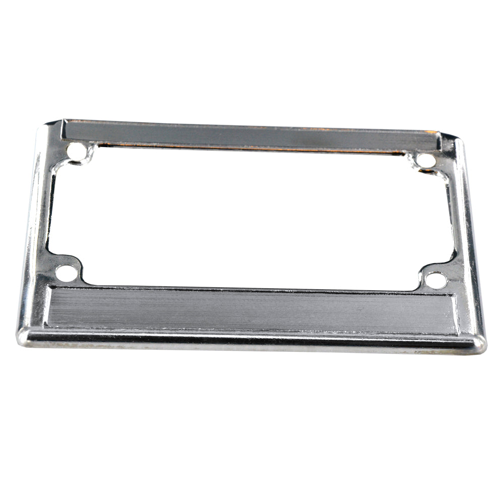Metal Motorcycle License Plate Holder - 7 1/4 inch x 5 inch