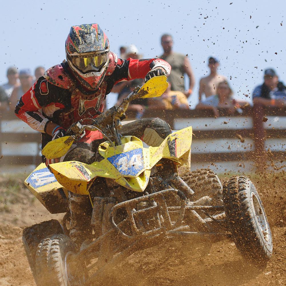 OraJet 3951HT Printable Vinyl Sample on ATV with Rider