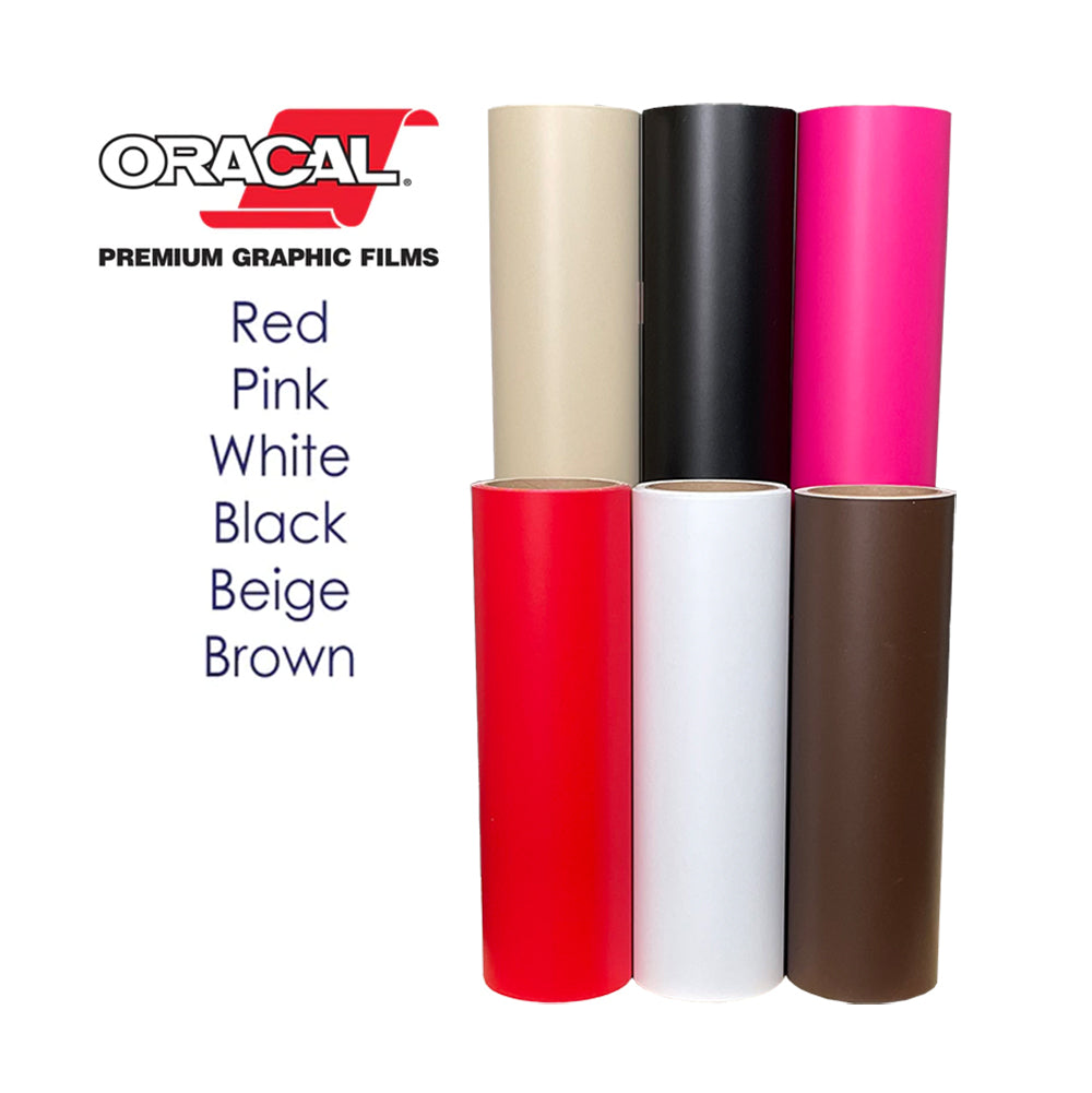 Oracal 631 Adhesive Vinyl  - 6 Color Basic Kit - 24 in x 10 yds