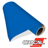 Oracal 641 Azure Blue Gloss – 15 in x 50 yds - Punched