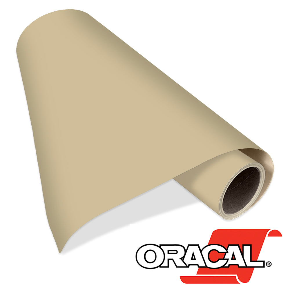 Oracal 641 Beige Gloss – 15 in x 50 yds - Punched