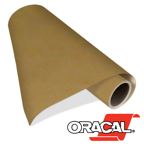 Oracal 641 Gold Metallic Gloss – 15 in x 50 yds - Punched