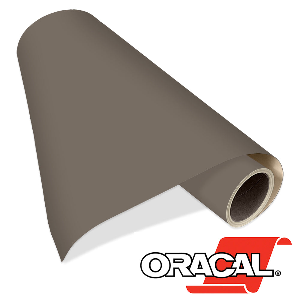 Oracal 641 – Matte Grey – 15 in x 50 yds Punched