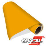 Oracal 641 Signal Yellow Gloss – 15 in x 50 yds - Punched