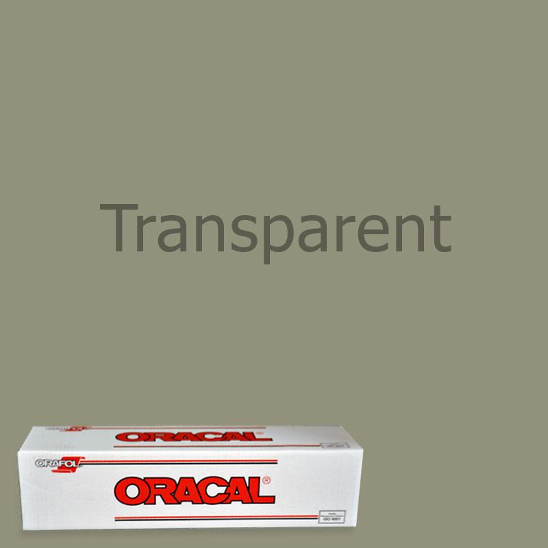 Oracal 8300 Transparent Vinyl - 24 in x 50 yds