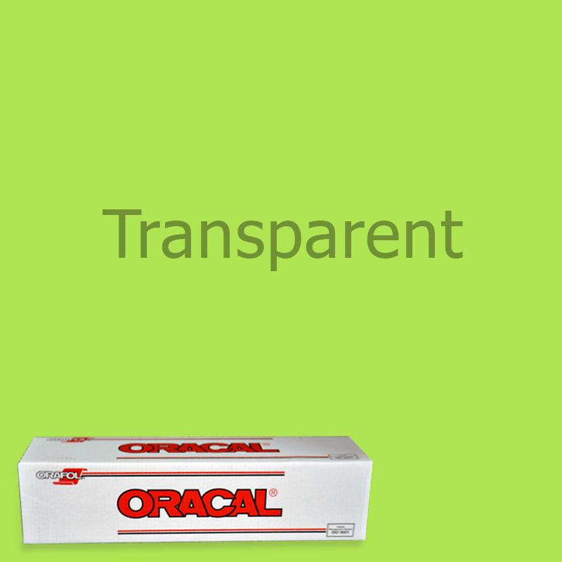 Oracal 8300 Transparent Vinyl - 24 in x 10 yds