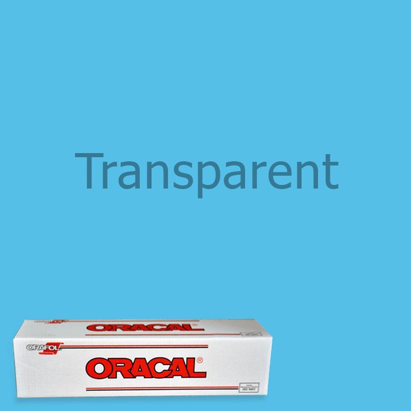 Oracal 8300 Transparent Vinyl - 48 in x 50 yds