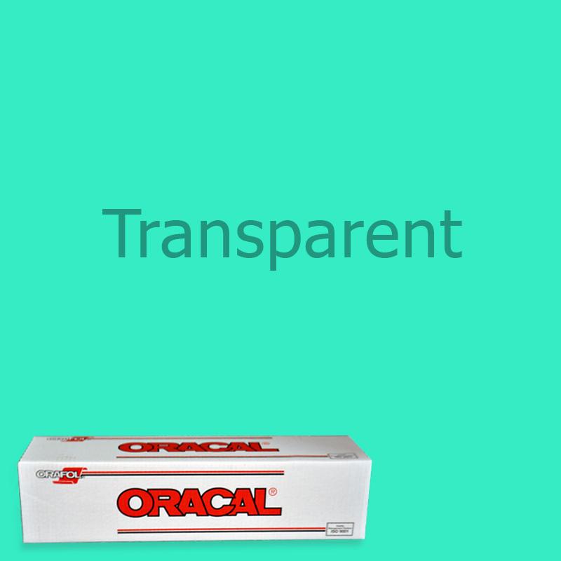 Oracal 8300 Transparent Vinyl - 24 in x 50 yds