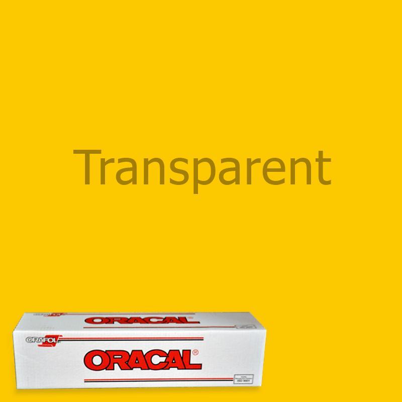 Oracal 8300 Transparent Vinyl - 30 in x 50 yds