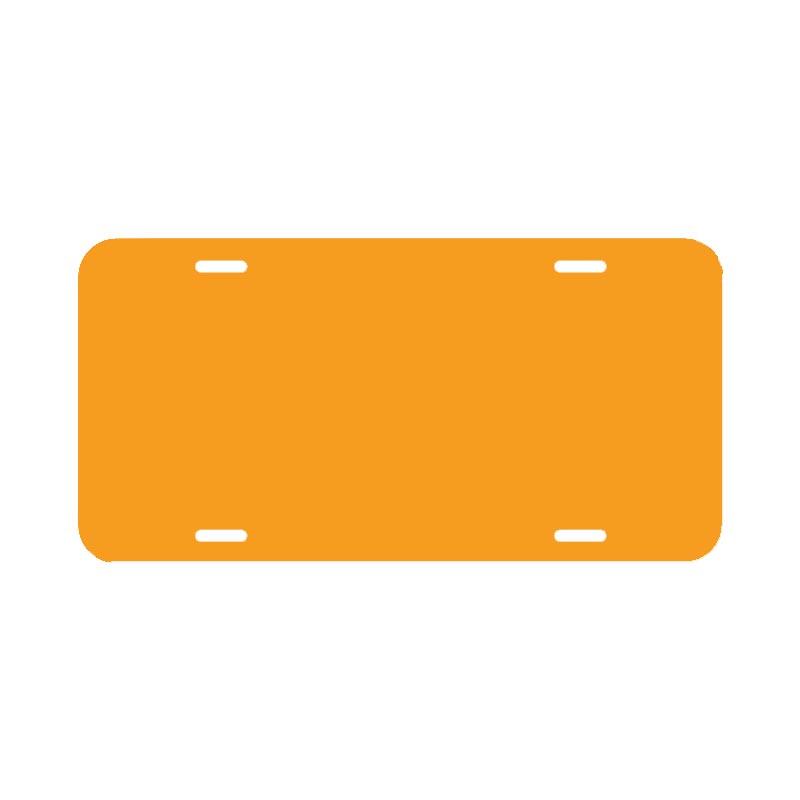 Blank Plastic License Plates - 6 in x 12 in