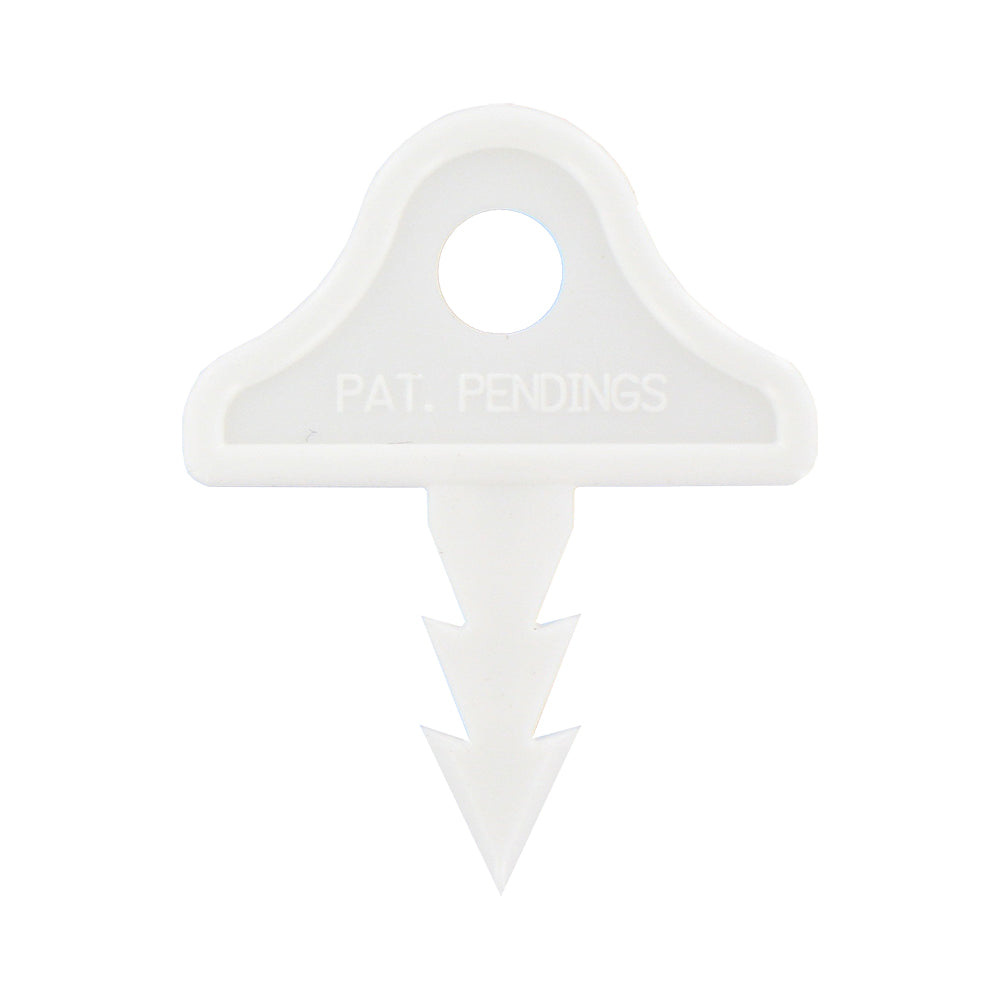 Pick n' Hook Corrugated Plastic Sign Hangers - 100 pack