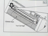 Cutting Protection Strip -  Vinyl Express QE6000 & Graphtec CE6000 Manual