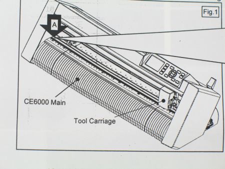 Cutting Protection Strip -  Vinyl Express QE6000 & Graphtec CE6000 Manual
