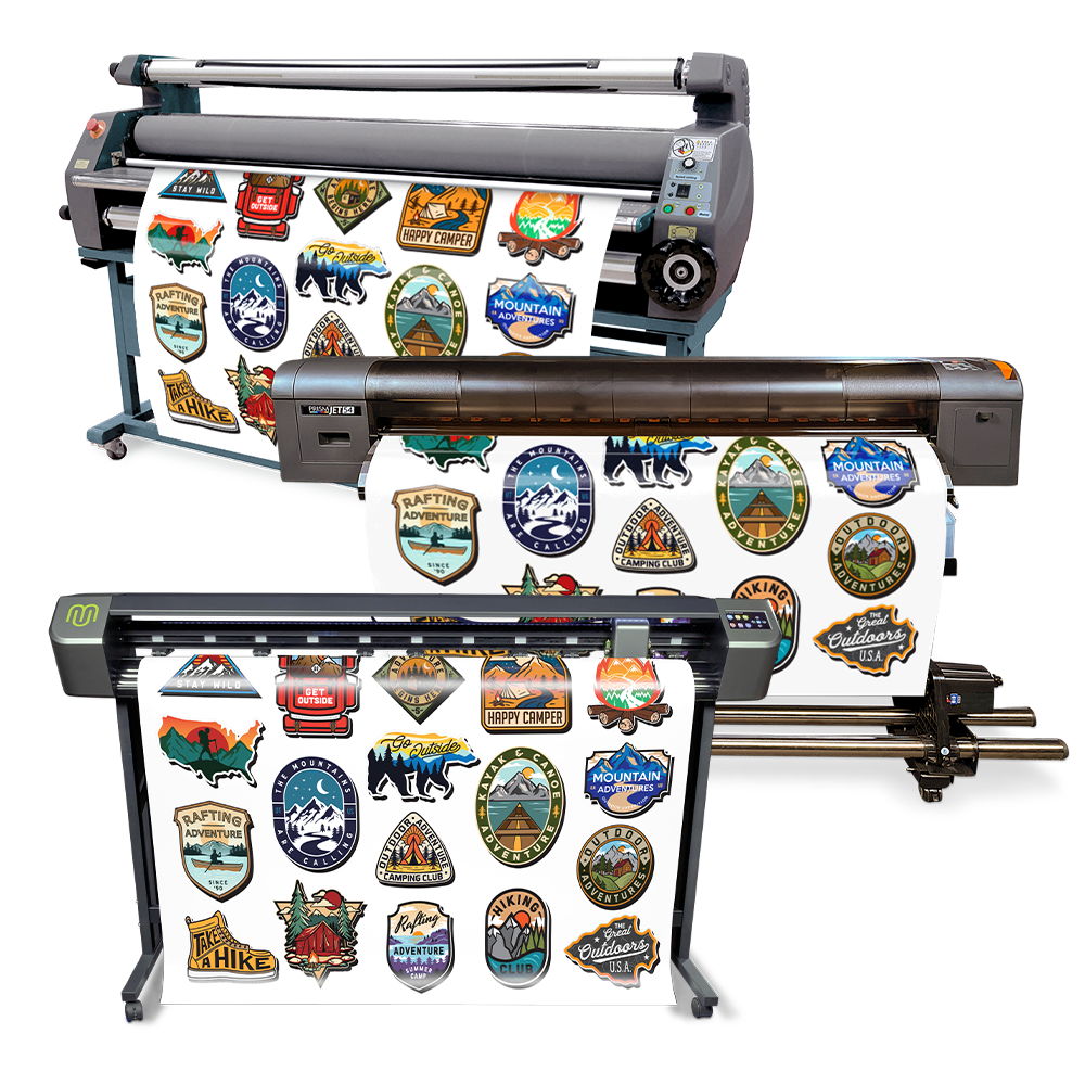 PrismJET 54 Gen2 ValuPrint, Cut Plus Starter Bundle with MUSE M60 Vinyl & EnduraLam3