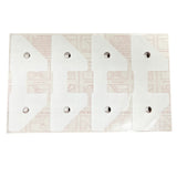 PowerTabs by Banner Ups - Adhesive Grommet Tabs - Large - White - 100 pack