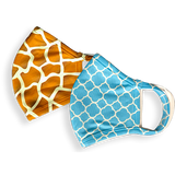 HTX Sublimation Blank - Polyester 3-Ply Face Masks - 10 Pack