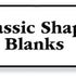 Aluminum Sign Blank for Scroll Bracket - 7 in x 14 in