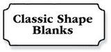 Aluminum Sign Blank for Scroll Bracket - 7 in x 14 in